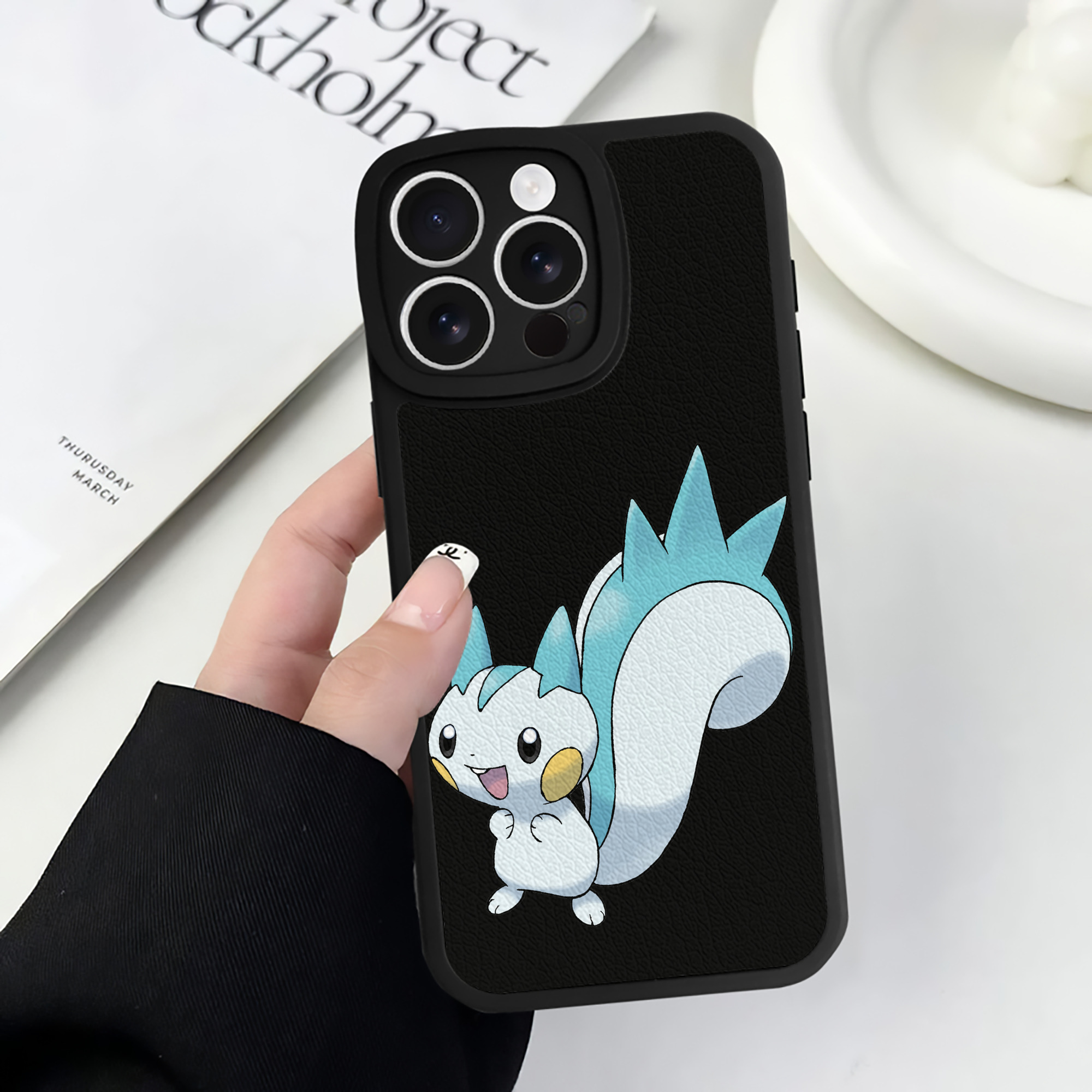 （画像用） ポケットモンスター Pokémon 【iPhone 16シリーズ対応】シリコンスマホケース（レザー調） 材質：シリコン